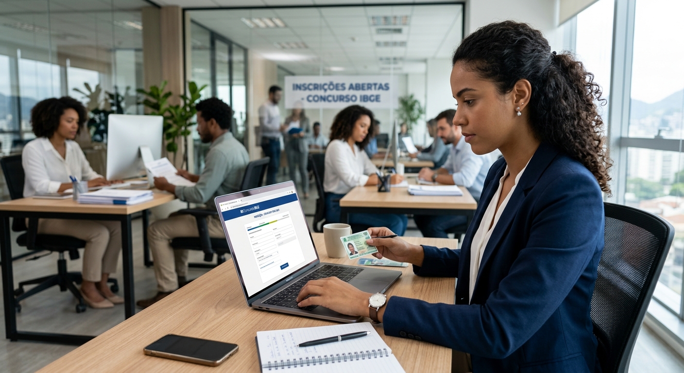 Como Acompanhar o Período de Inscrição do Concurso IBGE
